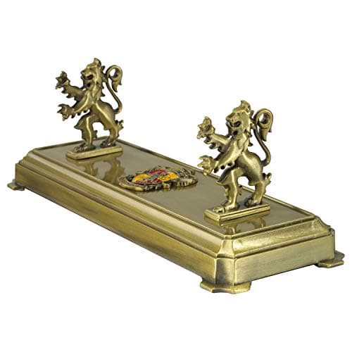 Image of The Noble Collection Harry Potter Gryffindor Wand Stand Gold Coloured Individual Wand Stand