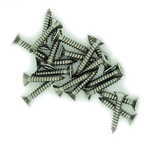 Image of No.8 x 0.375 (4.2mm x 9.5mm) TX Countersunk Self-Tapping Screw - Stainless Steel (A2) (Pack of 20)