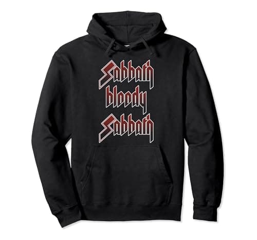 Image of Black Sabbath Official Logo Bloody Sabbath Pullover Hoodie