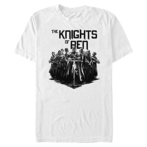 Image of STAR WARS Men's Inked Knights T-Shirt, White, XXL