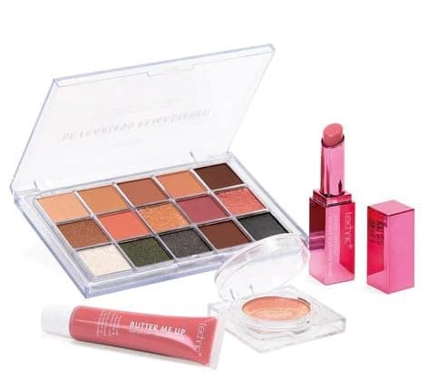 Image of Technic Be Fearless Set - Eyeshadow Palette Lipstick & Balm Set