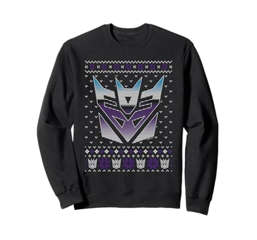 Image of Transformers Christmas Decepticon Crest Sweatshirt