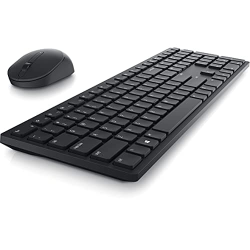Image of Dell KM5221W Pro Wireless Keyboard and Mouse Combo, Programmable Keys and Battery Indicator Light - Black