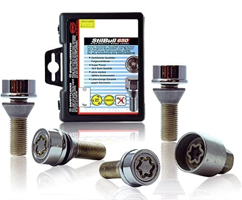 Image of Fits Volvo XC40 Models 2017 To 2024 Heyner Germany Stil Block PRO Locking Wheel Nuts M12x1.5 Set 4 Locks Thatcham Quality Assured Bolts 359/5
