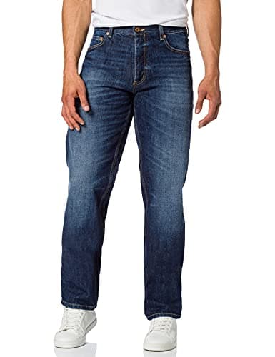 Image of United Colors of Benetton (Z6ERJ Trousers 4AMD57CI8, Denim Blue 901, 36 Men, Denim Blue 901, 6