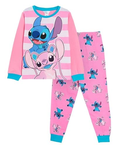 Image of Disney Girls Lilo & Stitch Pyjamas 9-10 Years Multi
