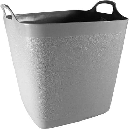 Image of Town & Country Square Flexi-Tub Bucket Garden/Home Storage 25L Hardwearing Plastic(Grey)