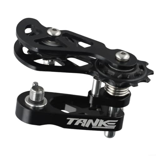 Image of Besttoolifes Bicycle Rear Derailleur, Elliptical Bike, CNC Single Speed Rear Derailleur, Mountain Bike Chain Tensioner 7/8/9/10 Speed Rear Derailleur, Road Bike Rear Derailleur(Black)