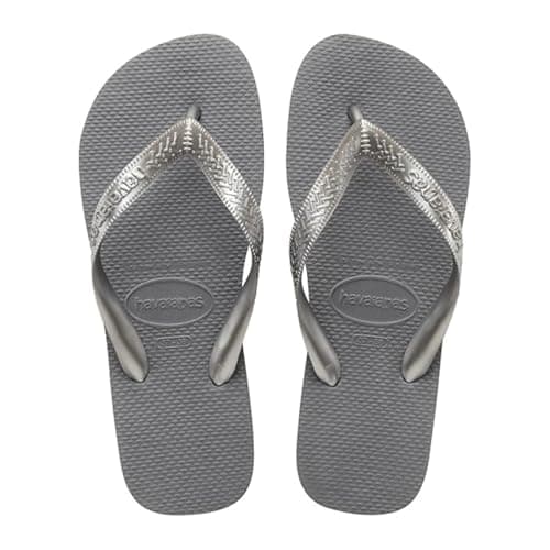 Image of Havaianas Top Tiras Women FlipFlop Steel Grey 4.5/5 UK