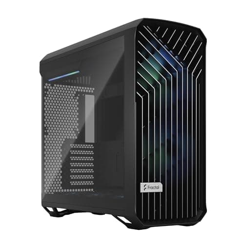 Image of Fractal Design Torrent RGB Mid Tower Case E-ATX High-Airflow Black Tempered Glass Dynamic X2 PWM Fans