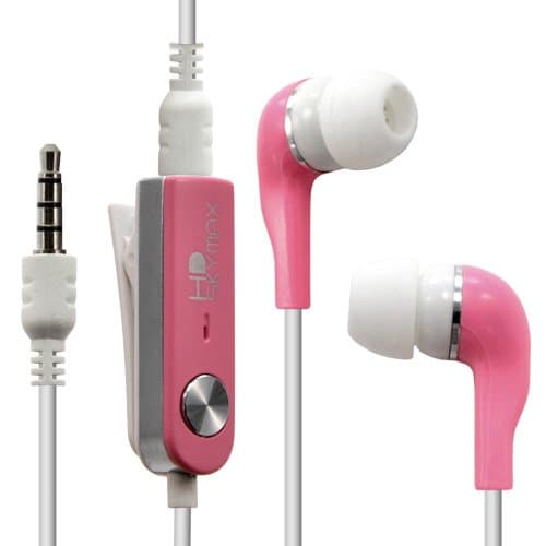 Image of Pink Hands-Free Headset for Apple iPhone/iPhone 3G/iPhone 3GS/iPhone 4/iPhone 4S, iPod Nano 1G/2G/iPod Nano 4G 8/16 GB/iPod nano 5G 8GB/16 GB/iPod nano 6th generation 8/16 GB/iPod touch 8GB/16GB/32GB/iPod Touch V2 8/16/32 GB iPod Touch V4 8/32/64GB