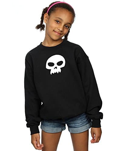 Image of Disney Girls Toy Story Sid's Skull Sweatshirt 9-11 Years Black