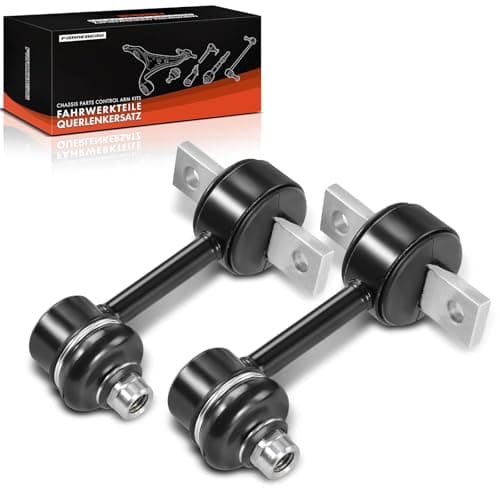 Image of Frankberg 2x Stabiliser Link Rear Axle Compatible with A4 8E2 B6 8EC B7 1.6L-4.2L 2000-2008 A4 Avant 8E5 B6 8ED B7 1.6L-4.2L 2001-2008 Exeo 3R2 1.6L-2.0L 2008-2013 Replace# 8E0505465AF