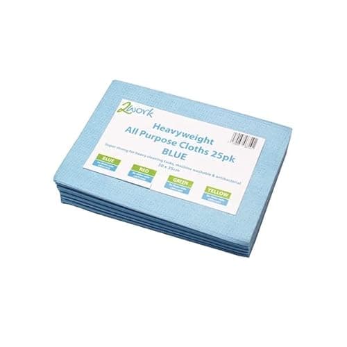 Image of 2Work Heavyweight Cloth 500x350mm Blue (Pack of 25) CCBV50ARL + Free finchley Refill Pen (2)