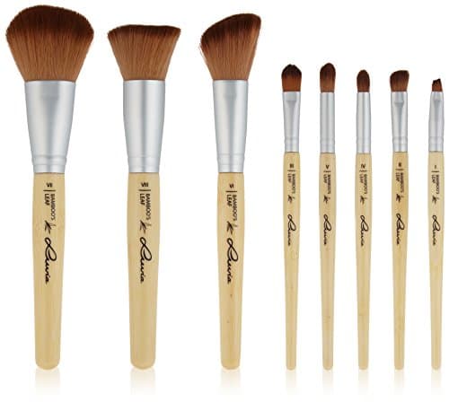 Image of Luvia Cosmetics – Bamboo’s Leaf – Make up brush set made of high quality Bamboo handle and original