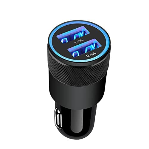 Image of Car Charger Adapter, AILKIN 3.4A Dual Port Cigarette Lighter USB Charger, 12V USB Socket Fast Car Phone Charger for iPhone 17 Pro/16/15/14/13/12, Samsung Galaxy S26/S25/S24/S23/S22/S21/A17/A16/A56/A55