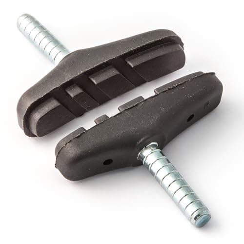 Image of Clarks Mountain Rim Replacement Brake Pads - Pair of 60mm Non-Threaded V-Type Brake Pads for Cantilever Brake Systems Compatible with Mountain Bikes