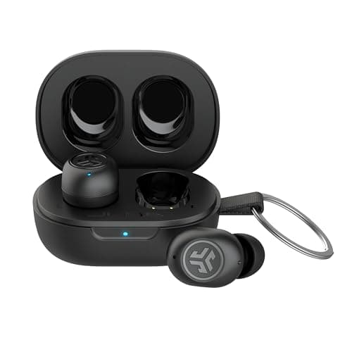 Image of JLab JBuds Mini True Wireless Earbuds, In Ear Headphones, Bluetooth Earphones, Ear Buds with 20H Playtime, Bluetooth Earbuds with Microphone, Charging Case, Multipoint, EQ3 Sound, Black