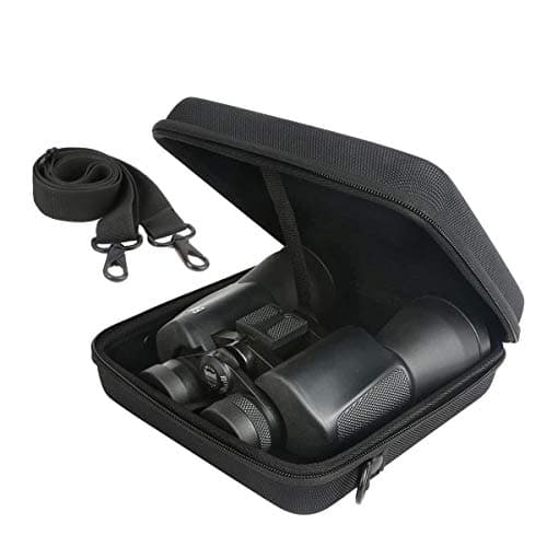 Image of Khanka Hard Universal Case for Nikon Prostaff 3S 10X42 DPS-1 /Olympus 10X50/BRIGENIUS/Skygenius/Powerful Binoculars Adults Durable Clear Full-Size Binoculars.(Case with Shoulder Strap)