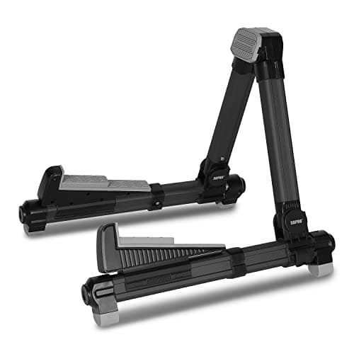 Image of SGPRO Guitar Stand Floor, Tray & Backrest Adjustable Instrument Stand for Electric Guitar, Acoustic Guitar, Bass Guitar, Classical Guitar Ukulele, Mandolin, and Banjo Stand Superior Material & Design