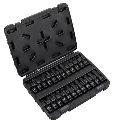 Image of Sealey 24pc 1/2" Sq Drive Hex/TRX-Star*/Spline Impact Socket Bit Set -AK56000
