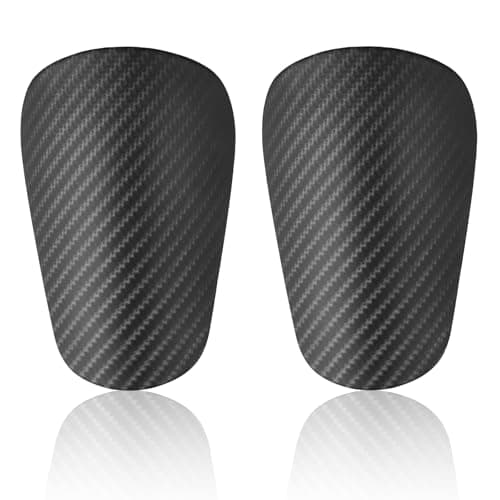 Image of 2 Pcs Mini Football Shin Pads, Small Football Shin Guards, Mini Soccer Youth Kids Shins Pads Guards Pad for Boys Girls Teenagers Kids (Black-2PCS-8cm*5cm)
