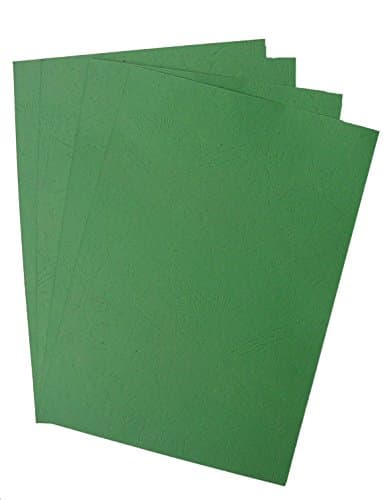 Image of PAVO Premium A4 Leather Grain Binding Cover - Forest Green (Pack of 100)