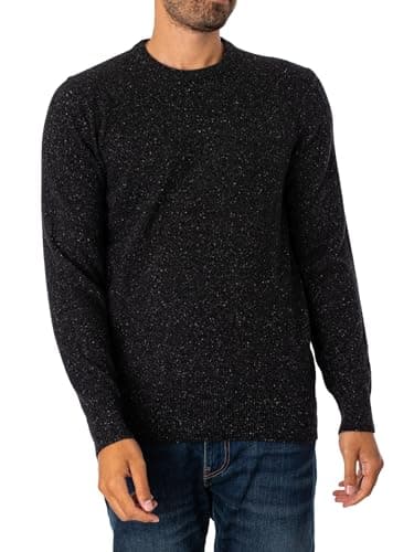 Image of Barbour Tisbury Crew Neck Sweater Black
