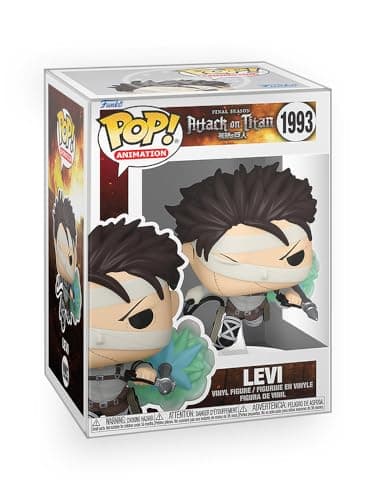 Image of Epic Collectibles Pop Anime: Attack on Titan - Levi with Bandages Vinyl Figure Bundled with Box Protector Compatible for Funko