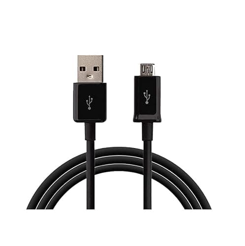 Image of Micro USB Cable Fast Charge, Android Charger Cable 1.5M USB Charger Lead Micro, Micro USB Data Charger Cable Lead Black Compatible With Samsung Galaxy, Smartphones
