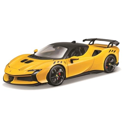 Image of Bburago 1:24 Ferrari Race And Play Sf90 Stradale Aessetto Fiorano Yellow