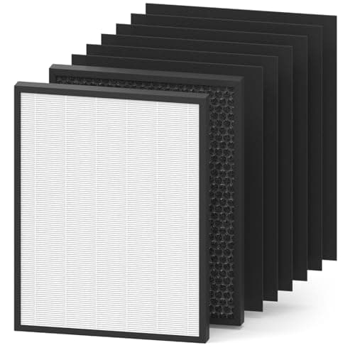 Image of Enhanced True HEPA Replacement Filter for Fellowes AeraMax 290/300/DX95 Purifiers and HF-300/AP-300PH, Fits Part# 9287201 & 9324201, 2-Pack
