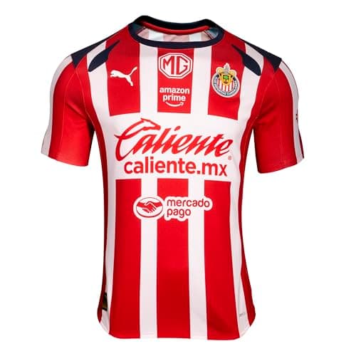 Image of Puma Mens Chivas Replica 25-26 Jersey, Red, Medium