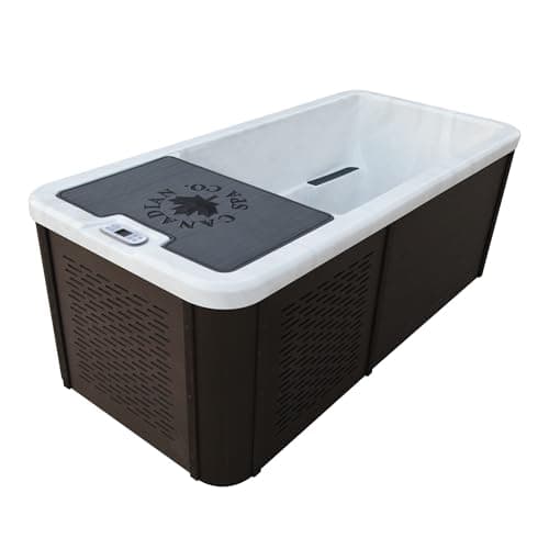 Image of CANADIAN SPA CO. Chill Therapy Tub - Fill, plug in, and experience it Brown Finish