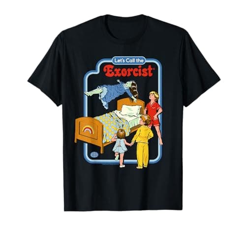 Image of Let's Call the Exorcist Retro Vintage Funny Adult Humor T-Shirt