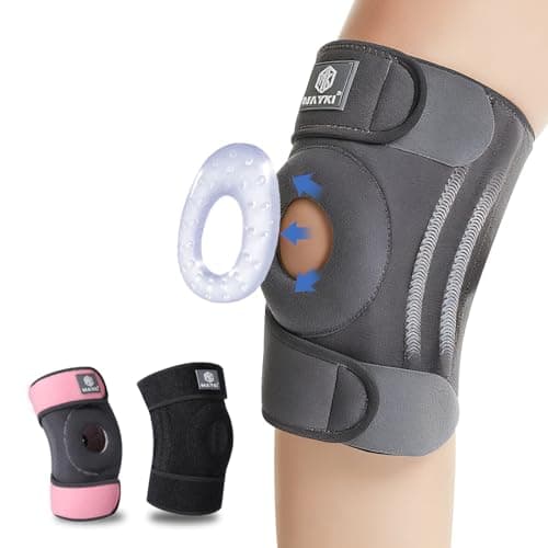 Image of MAYKI Knee Support Men 1 PCS, Adjustable Knee Support Brace for Men/Women with Patella Gel Pad, Breathable Knee Supports for Arthritis/Ligament Damage, Knee Brace for Running/Weight Lifting