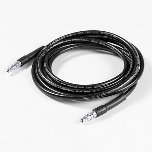Image of YUET 5M High Pressure Washer Replacement Hose for Bosch AQT Series Washers Domestic Bosch Aquatak, Click Type Plug Quick Connect SDS Fittings, Accessories Extension Water Clean Pipe (5)