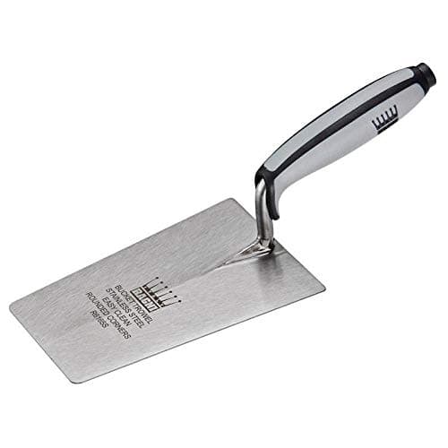 Image of Ragni R6165S 6 1/2" Stainless Steel Bucket Trowel, Silver