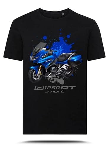 Image of AZgraphishop Graphic T-Shirt R 1250 RT Sport Splatter Style TS-BM-056, Black, XXL