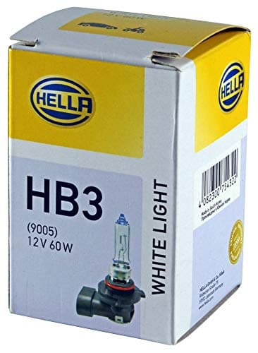Image of HELLA 8GH 223 498-161 Bulb - HB3 - White light - 12V - 60W - Socket Type: P20d - Box - Quantity: 1