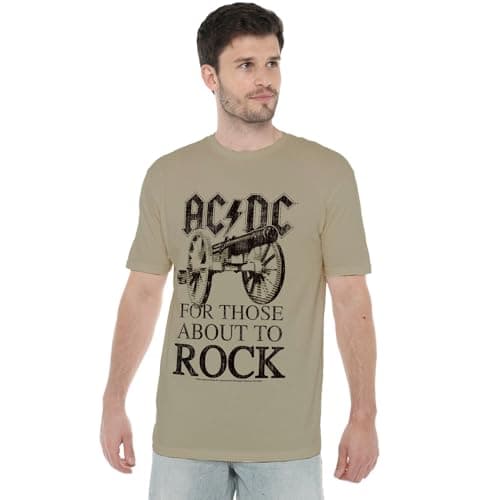 Image of ACDC for Those About to Rock Unisex T Shirt, Safari Green, XX-Large