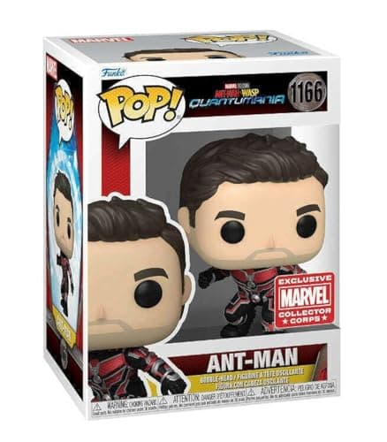 Image of Funko POP! Ant-Man & The Wasp Quantumania Unmasked Ant-Man Marvel Collector Corps Exclusive