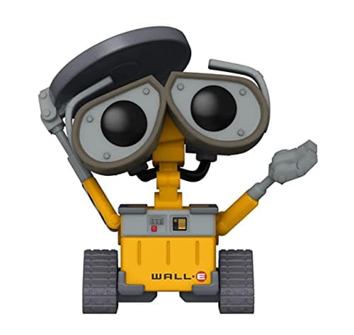 Image of Funko 58142 Pop! Disney: Wall-E - Wall-E with Hubcap (Funko Exclusive) #1120, Yellow, One Size (BAF023)
