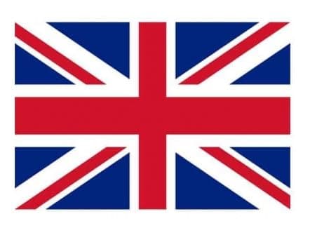 Image of gb union flag, union jack fridge magnet handmade in uk