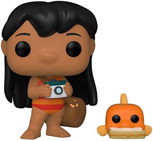 Image of Funko Pop! and Buddy: Lilo With Pudge - Disney: Lilo & Stitch - Collectable Vinyl Figure - Gift Idea - Official Merchandise - Toys for Kids & Adults - Movies Fans - Model Figure for Collectors