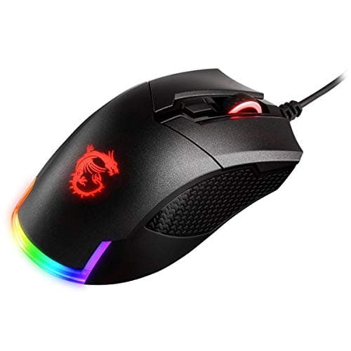 Image of MSI Clutch GM50 USB Optical Mouse 7200 DPI Ambidextrous – Mouse (Ambidextrous, Optical, USB, 7200 DPI, 1 ms, Black)