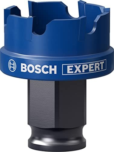 Image of Bosch 1x EXPERT Sheet Metal Hole Saw For Power Change Plus Systems (for Stainless steel sheets, Steel sheets, Ø 32 mm, Professional Accessory Rotary Drill/Drivers)