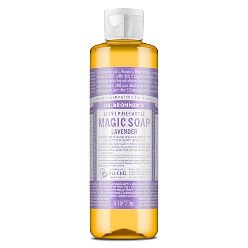 Image of Dr. Bronner's Organic Lavender Pure-Castile Liquid Soap, 237 ml