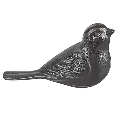 Image of Cast Iron Decorative Bird Door Stop, Heavy Duty Door Stopper, Door Stop Wedge to Stop Your Bedroom, Bath and Exterior Doors, First Christmas in New Home Ornament
