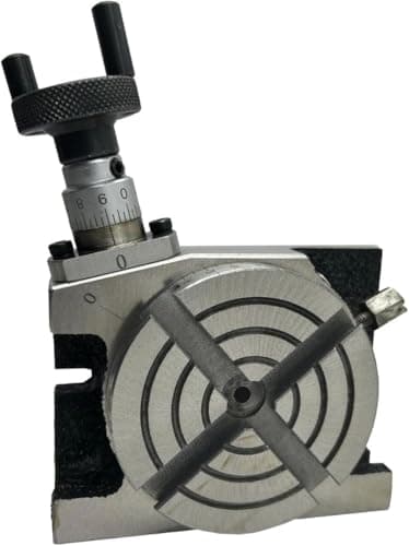 Image of ASSORTS Precision 3" (75mm) Mini Rotary Table | Horizontal & Vertical Milling Tool with 4-Slot Base | Ideal for Milling, Indexing, Drilling, Model Engineering & Metalworking